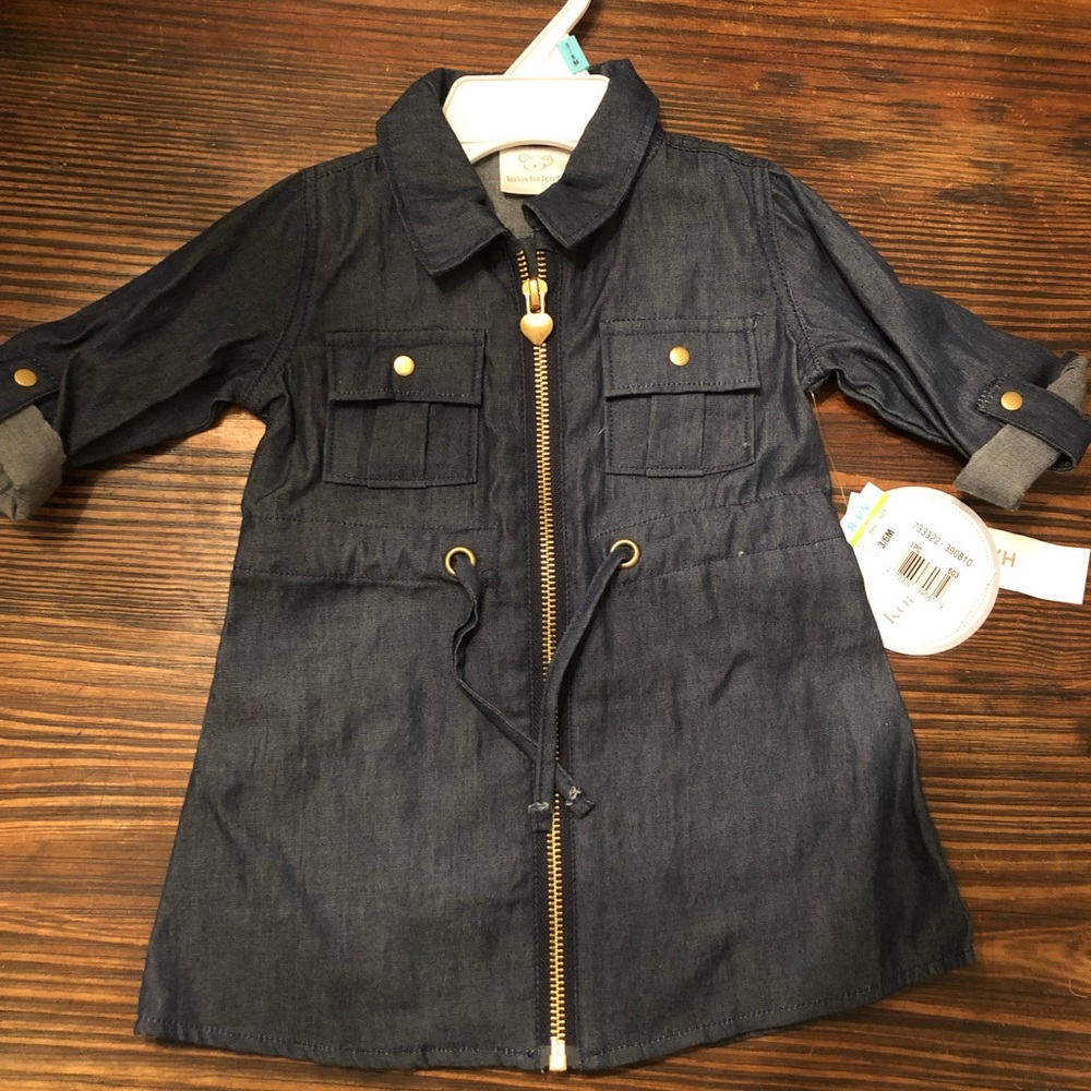 Koala Denim Dress 3-6M